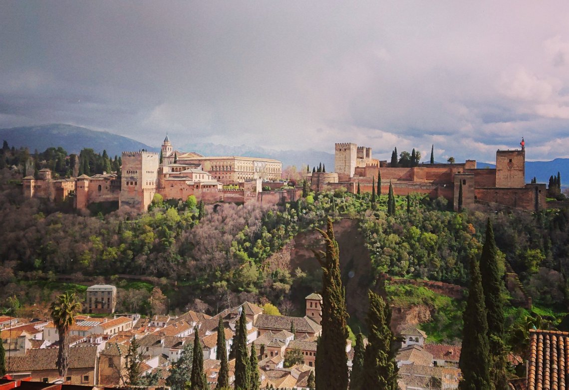 Alhambra View from the Church of San Nicolas